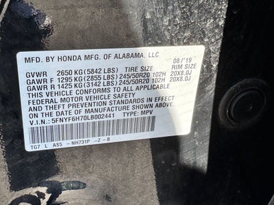 2020 Honda Pilot Black Edition