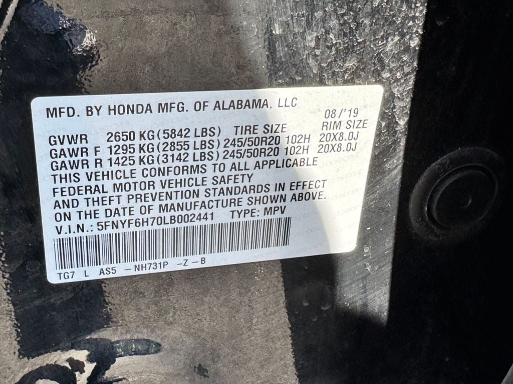 2020 Honda Pilot Black Edition