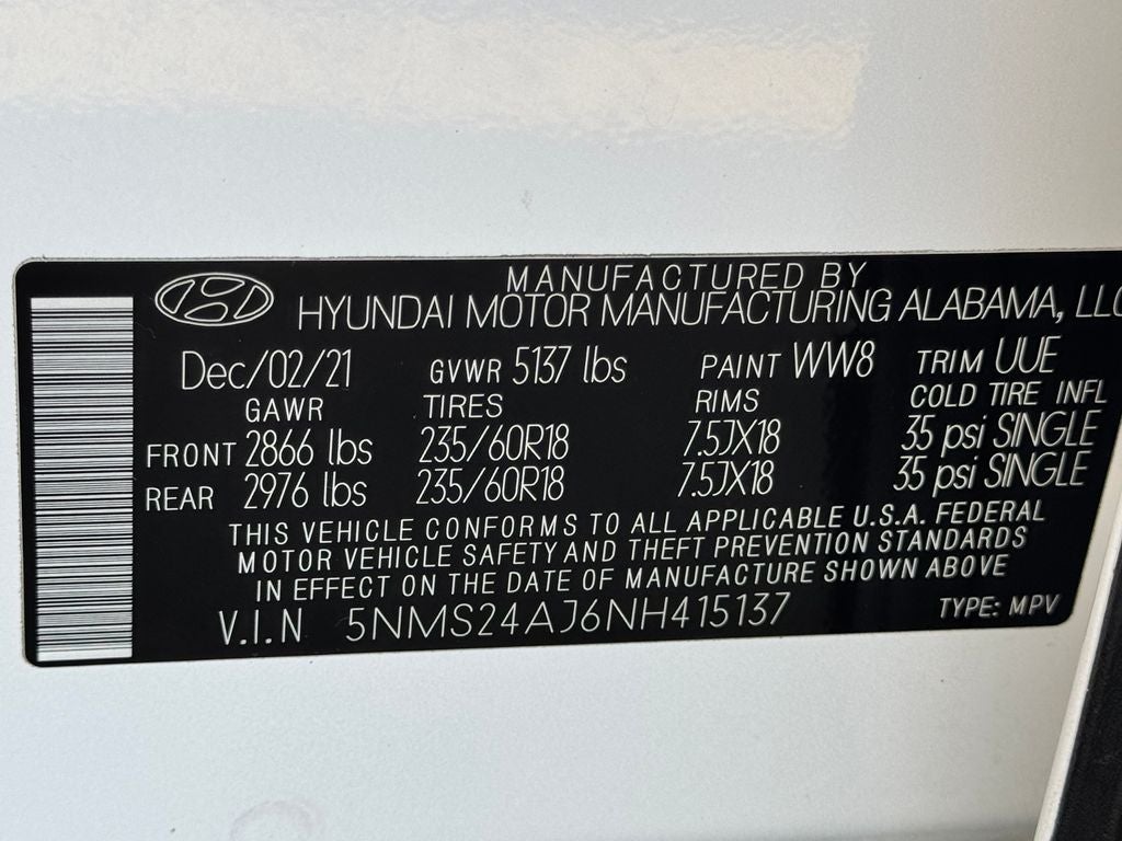 2022 Hyundai Santa Fe SEL