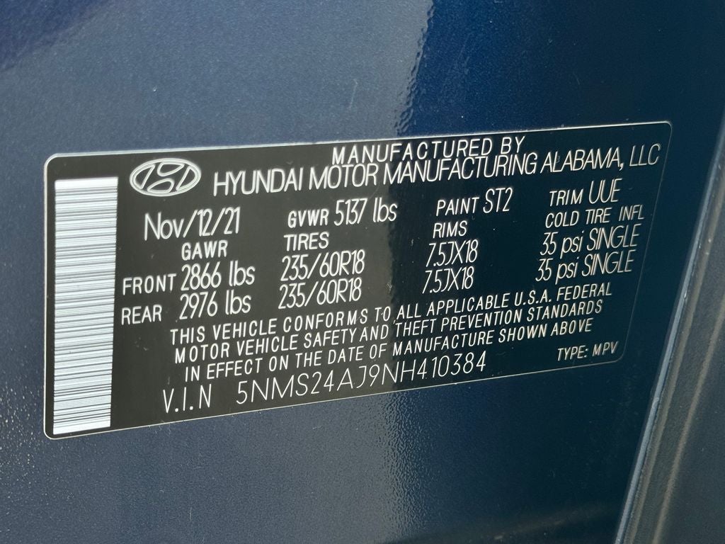 2022 Hyundai Santa Fe SEL