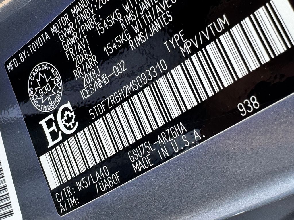 2021 Toyota Highlander Platinum