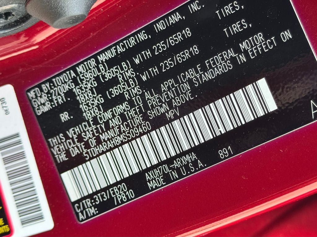 2021 Toyota Highlander Hybrid XLE