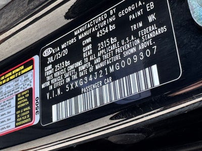 2021 Kia K5 EX