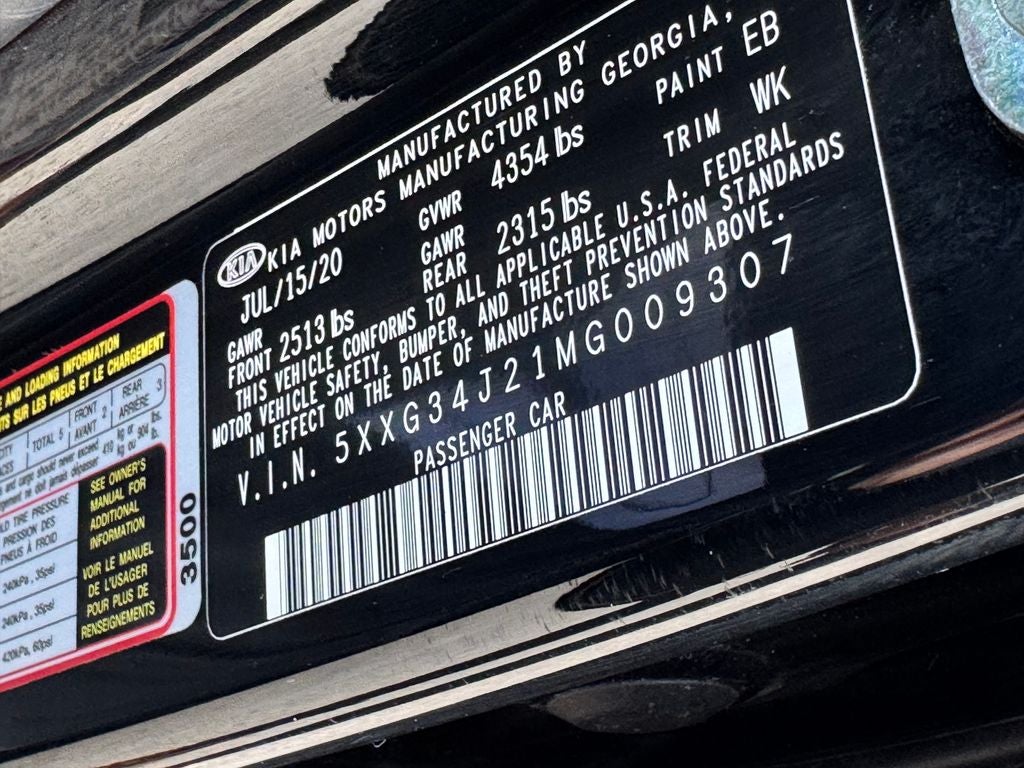 2021 Kia K5 EX