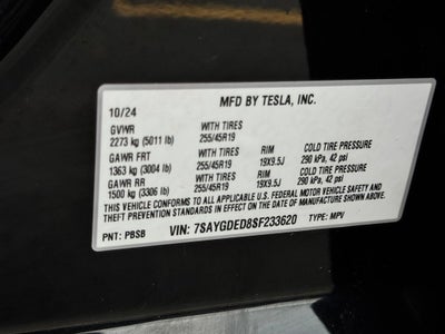 2025 Tesla Model Y Long Range