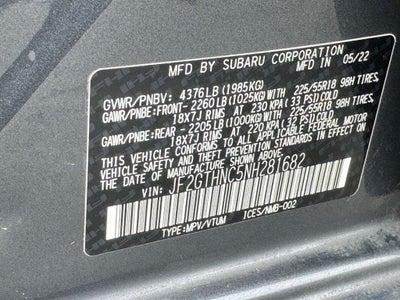 2022 Subaru Crosstrek Limited