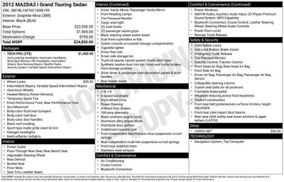 2012 Mazda Mazda3 i Grand Touring