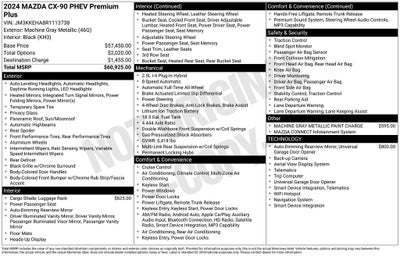 2024 Mazda Mazda CX-90 PHEV Premium Plus