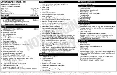 2020 Chevrolet Trax LT