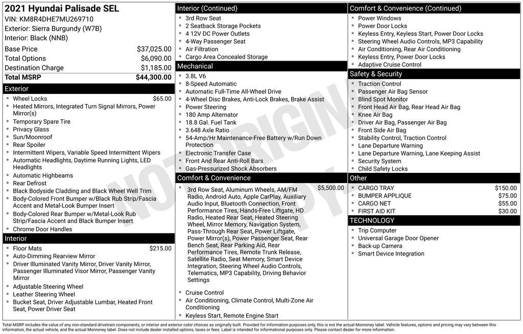 2021 Hyundai Palisade SEL