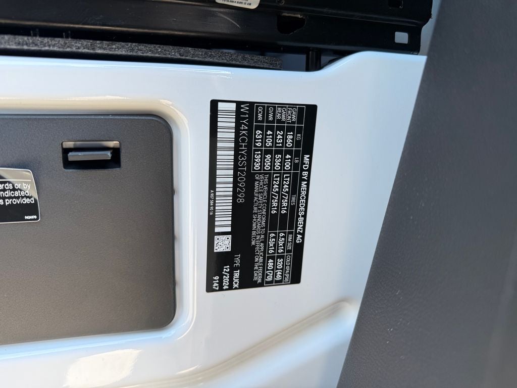 2025 Mercedes-Benz Sprinter 2500 Cargo 170 WB High Roof