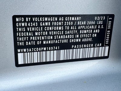 2023 Volkswagen Golf GTI 2.0T SE