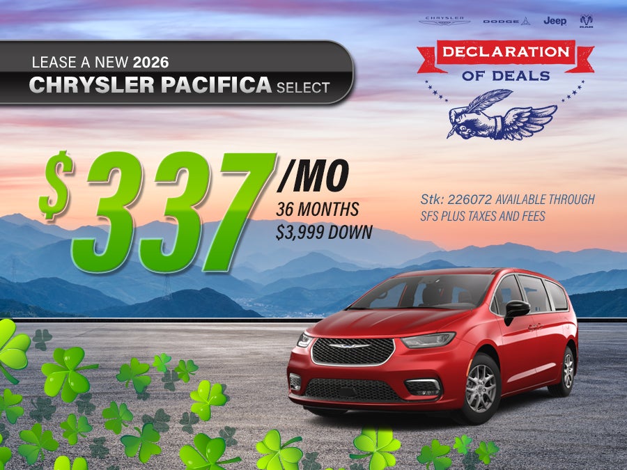 Pacifica and Grand Cherokee