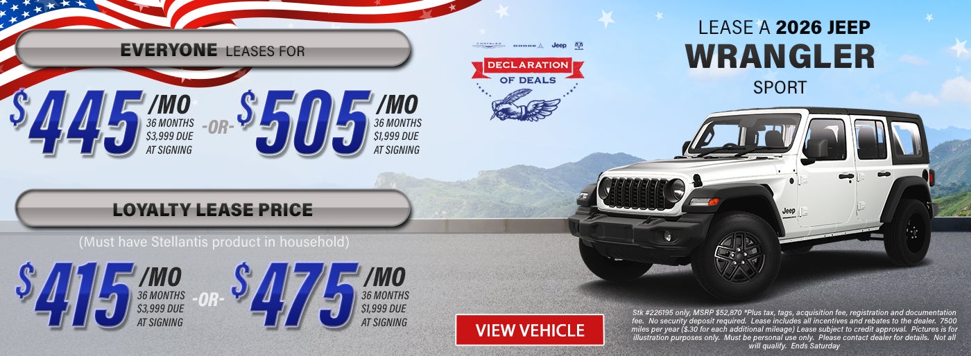 Wrangler Vehicle