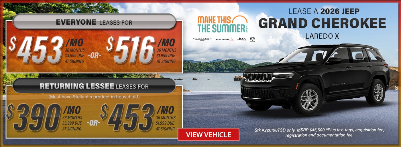 Grand Cherokee Offer