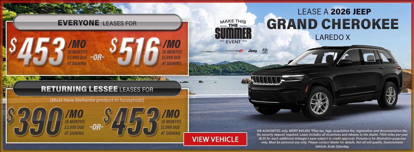 Grand Cherokee Offer