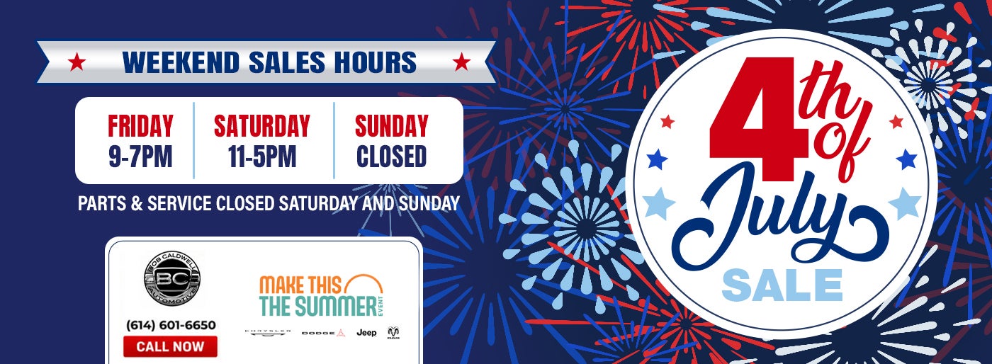 July 4th Hours