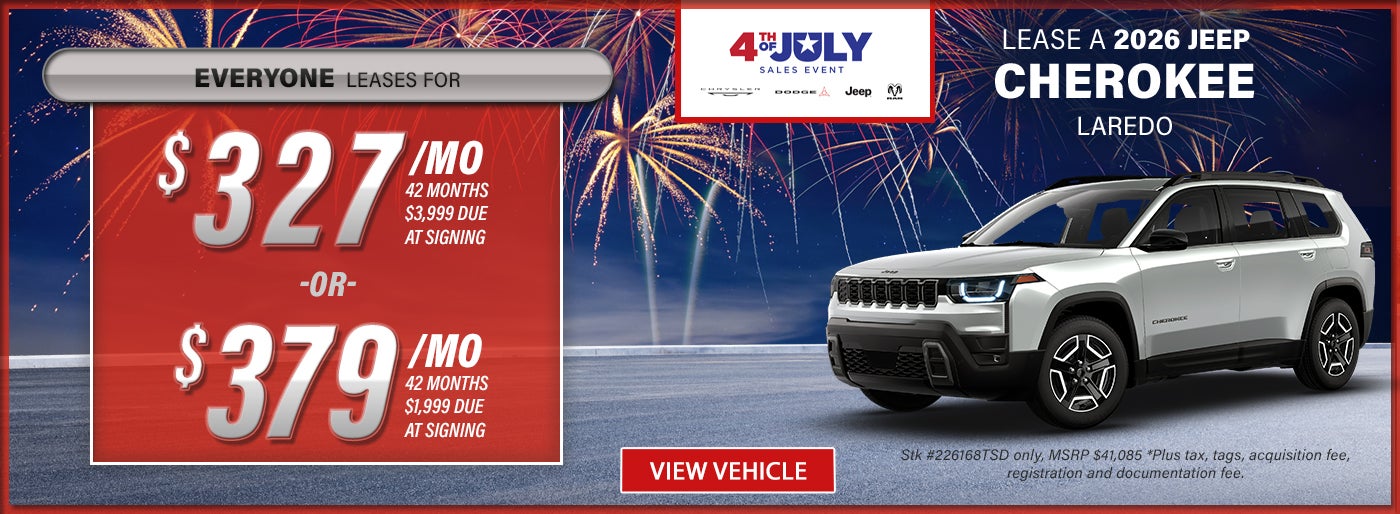 Cherokee Offer