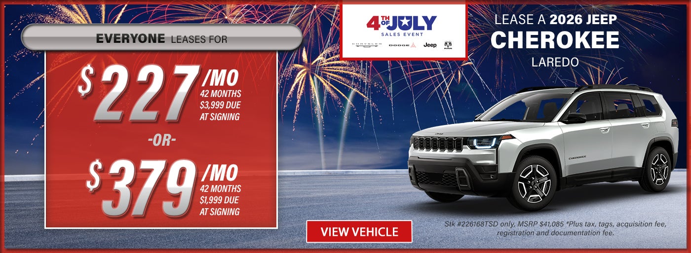 Cherokee Offer