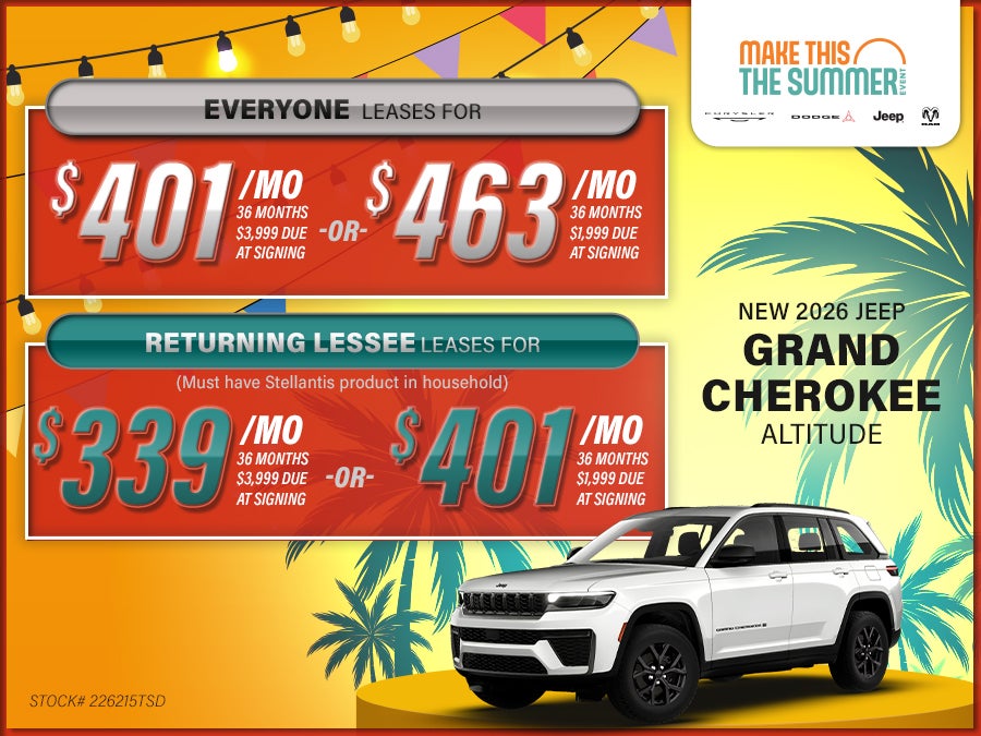 Grand Cherokee Offer