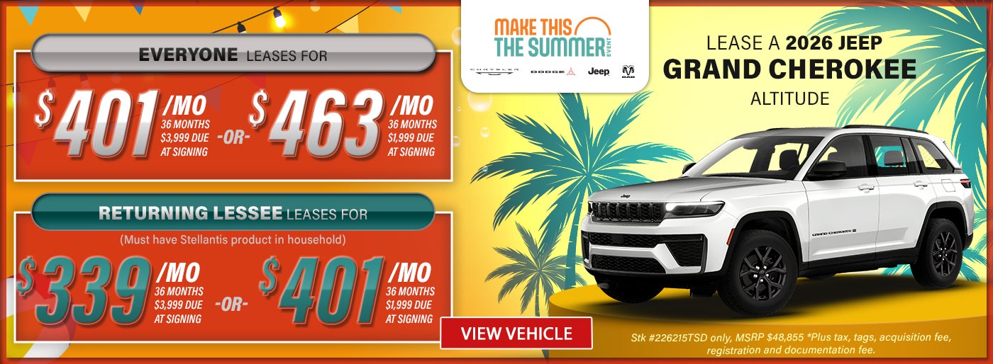 Grand Cherokee Offer