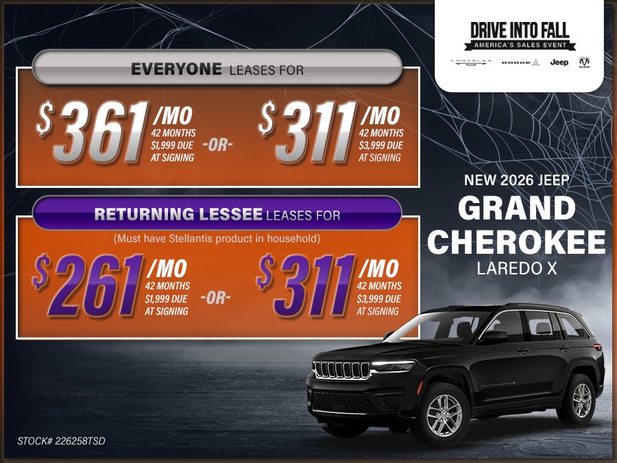 2026 Grand Cherokee Offers