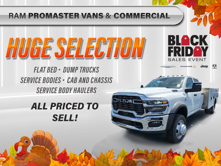 RAM Promaster Vans & Commercial Trucks