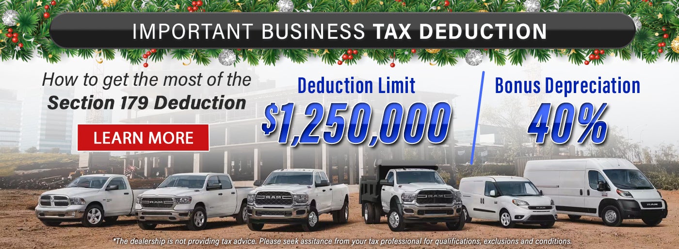 Tax Deduction Information