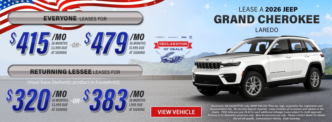 Cherokee Offer